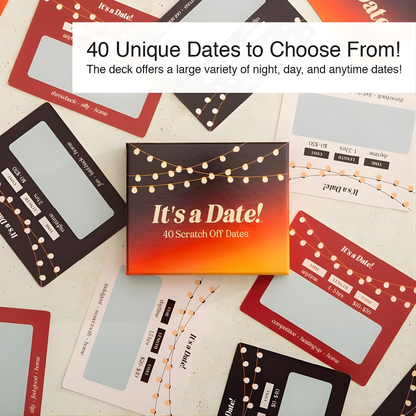 EverAfterCo™ Its A Date! - 40 Scratch Off Dates